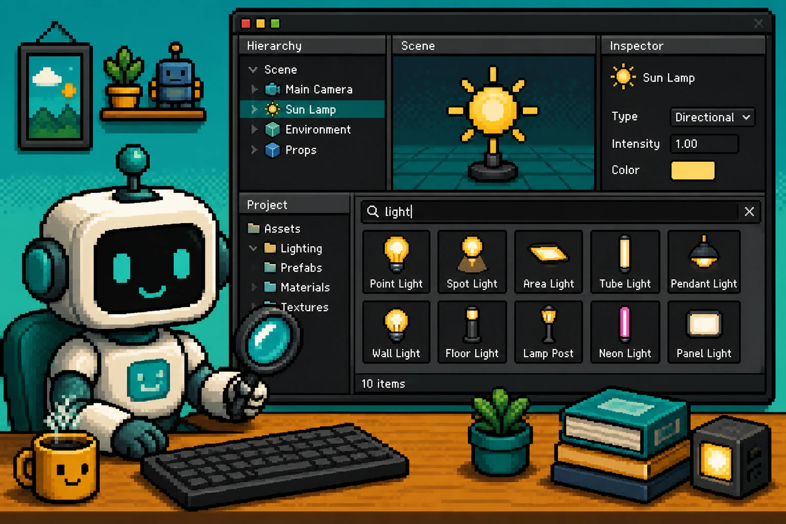 Unity Lighting Search - First Indie Complex Scene Keep Hold 2026